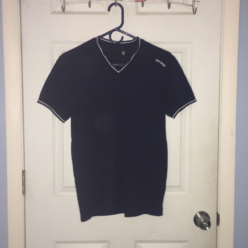 Navy blue shirt sleeve t shirt